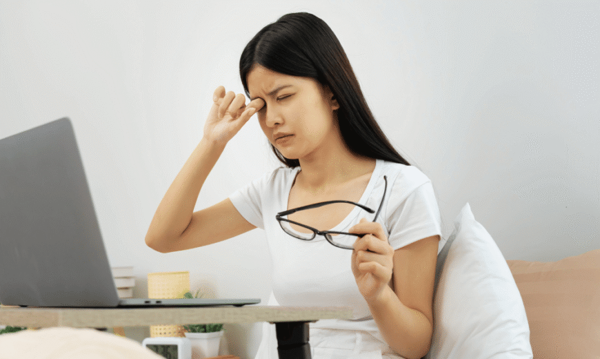 Problemas oculares em jovens